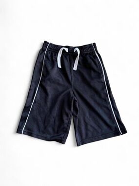 EXCELLENT Faded Glory Boys Black Mesh Basketball Shorts - Size 8